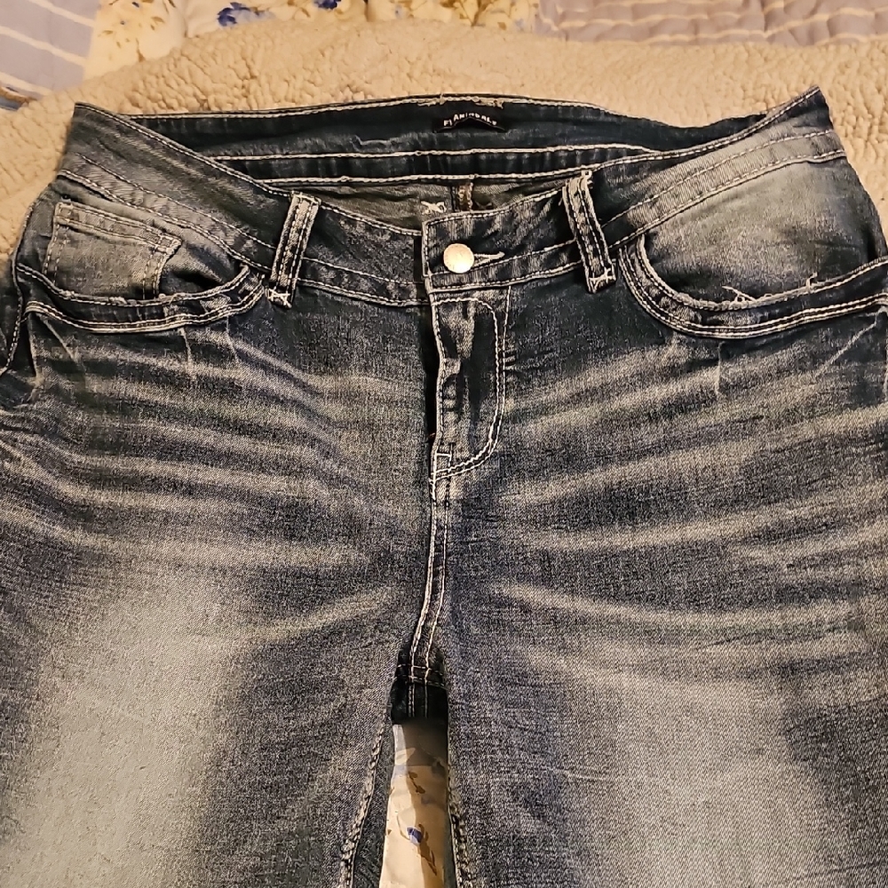Flamingals Classic Blue Straight Leg